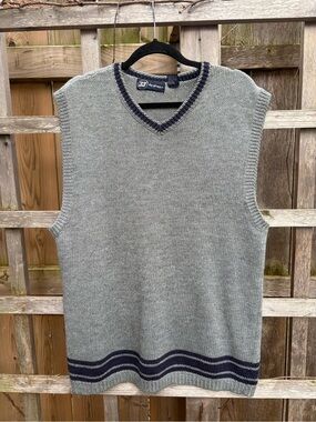 Oversized Vintage Sweater Vest